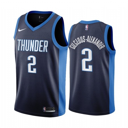 Herren NBA Oklahoma City Thunder Trikot Shai Gilgeous-Alexander 2 2020-21 Earned Edition Swingman